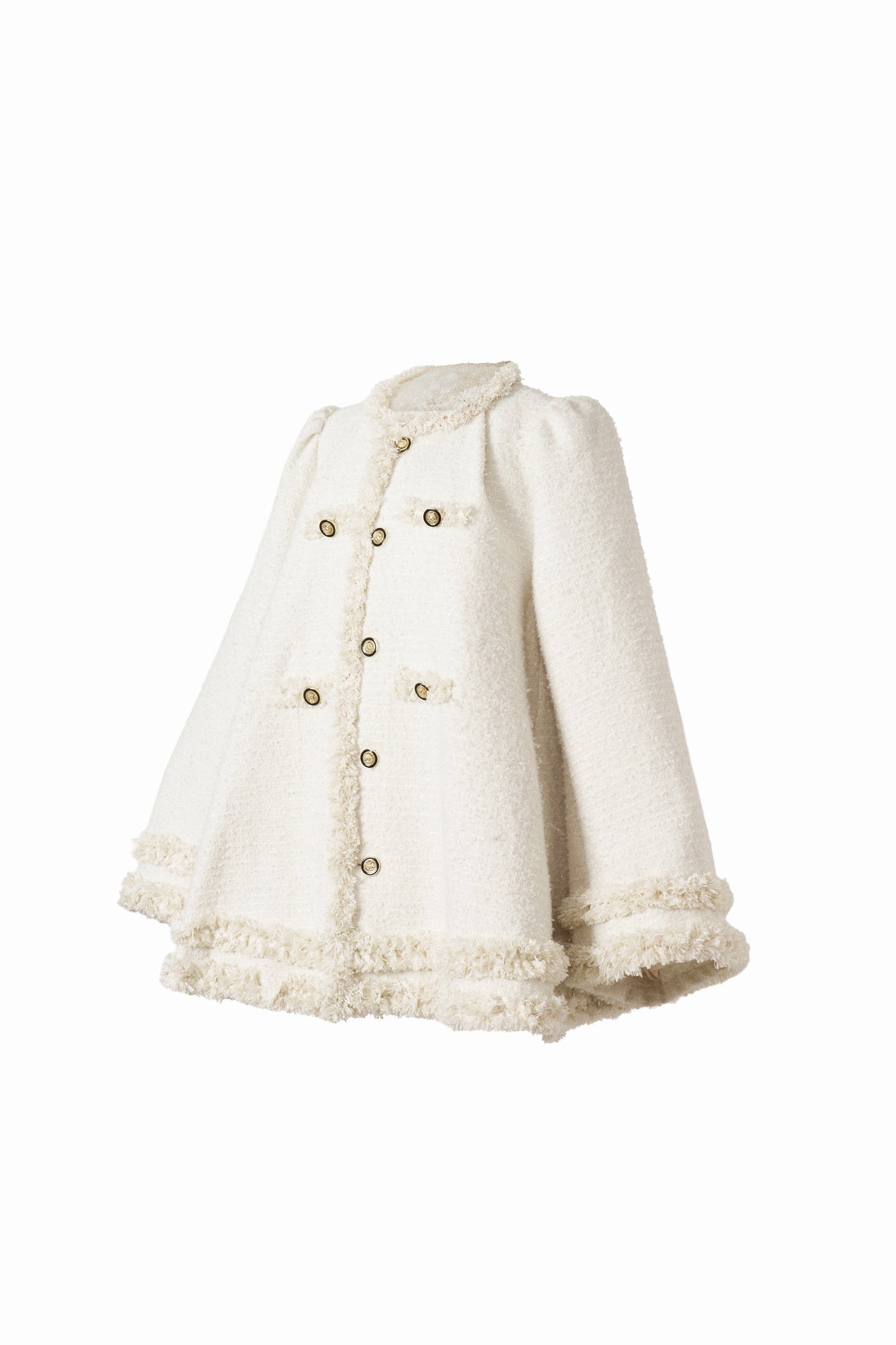 Tweed Bell Dress(Ivory)