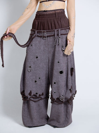 【9月下旬】Carabiner Sweat Pants(Brown) ＜店頭予約＞