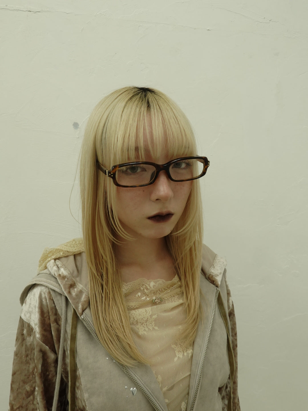 Thick Square Frame Glasses