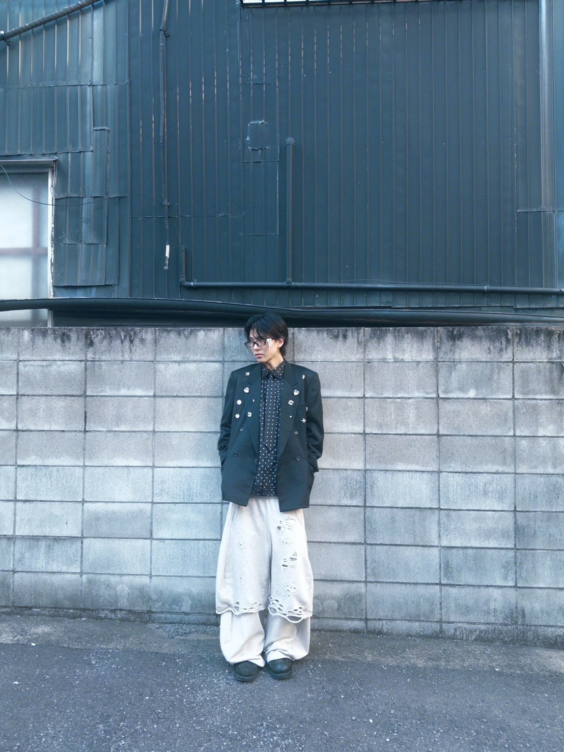 Meteor Low-rise Sweat Pants(Beige)