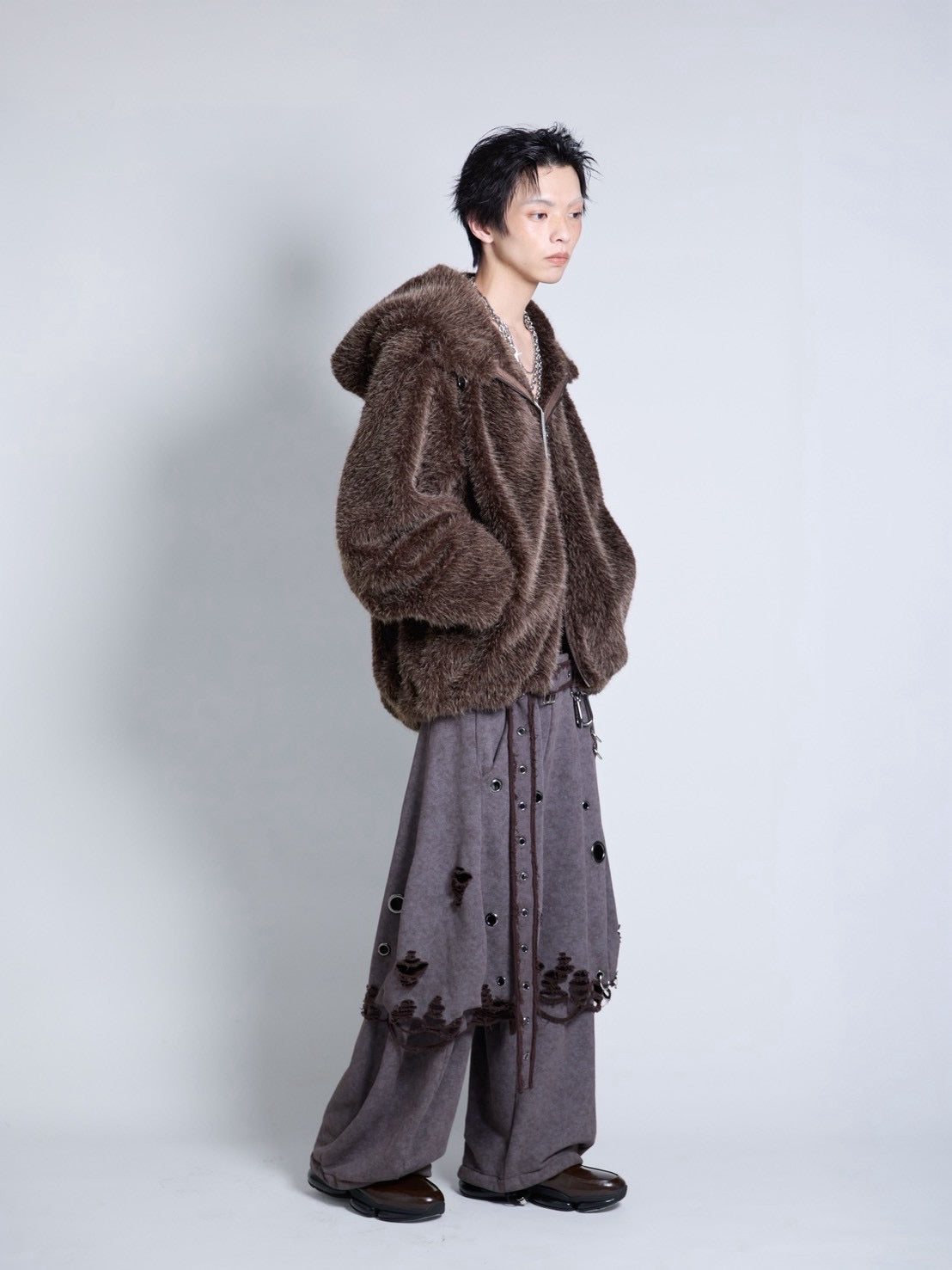 【9月下旬】Carabiner Sweat Pants(Brown) ＜店頭予約＞