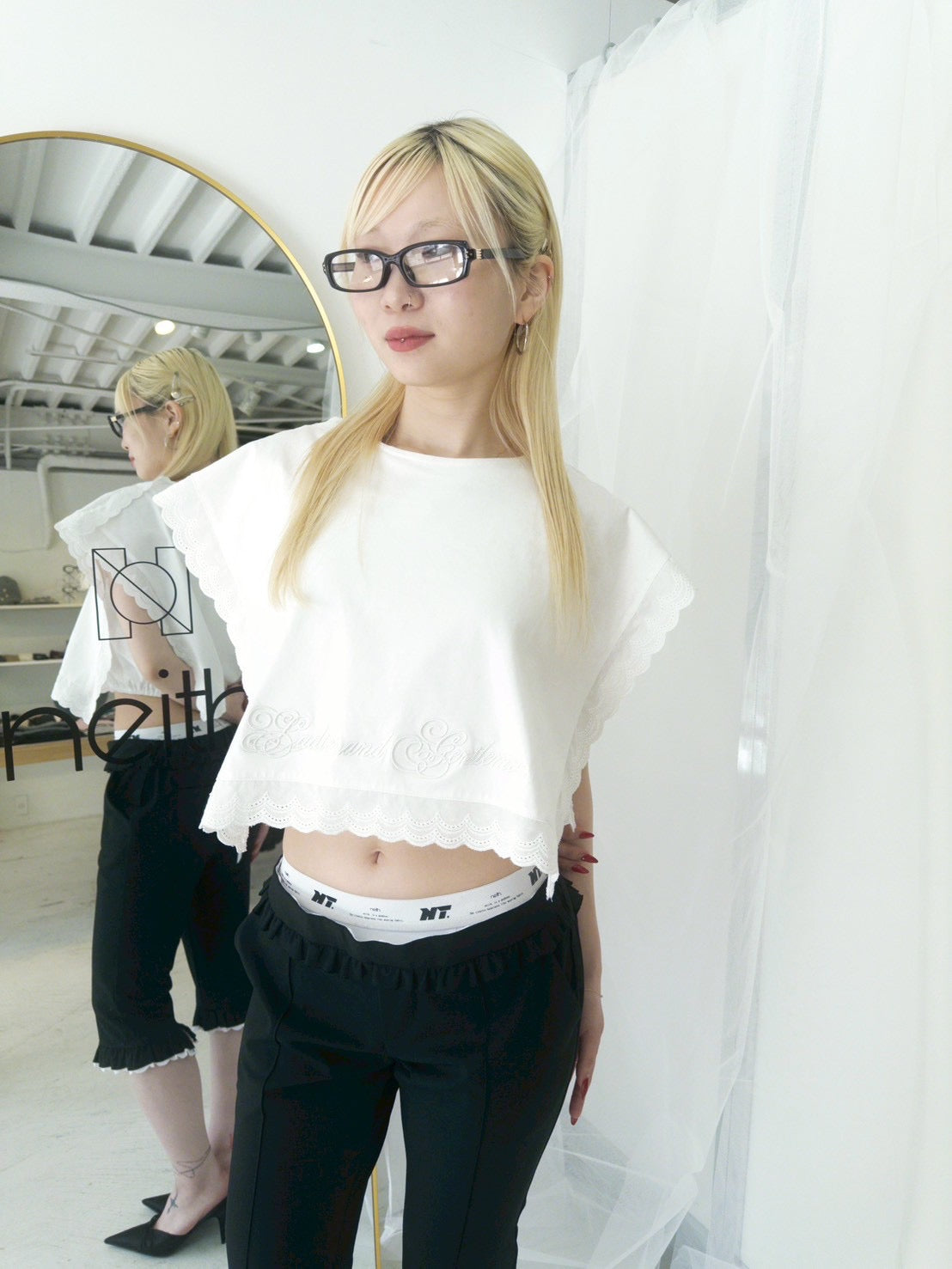 Handkerchief 2D Top (White)