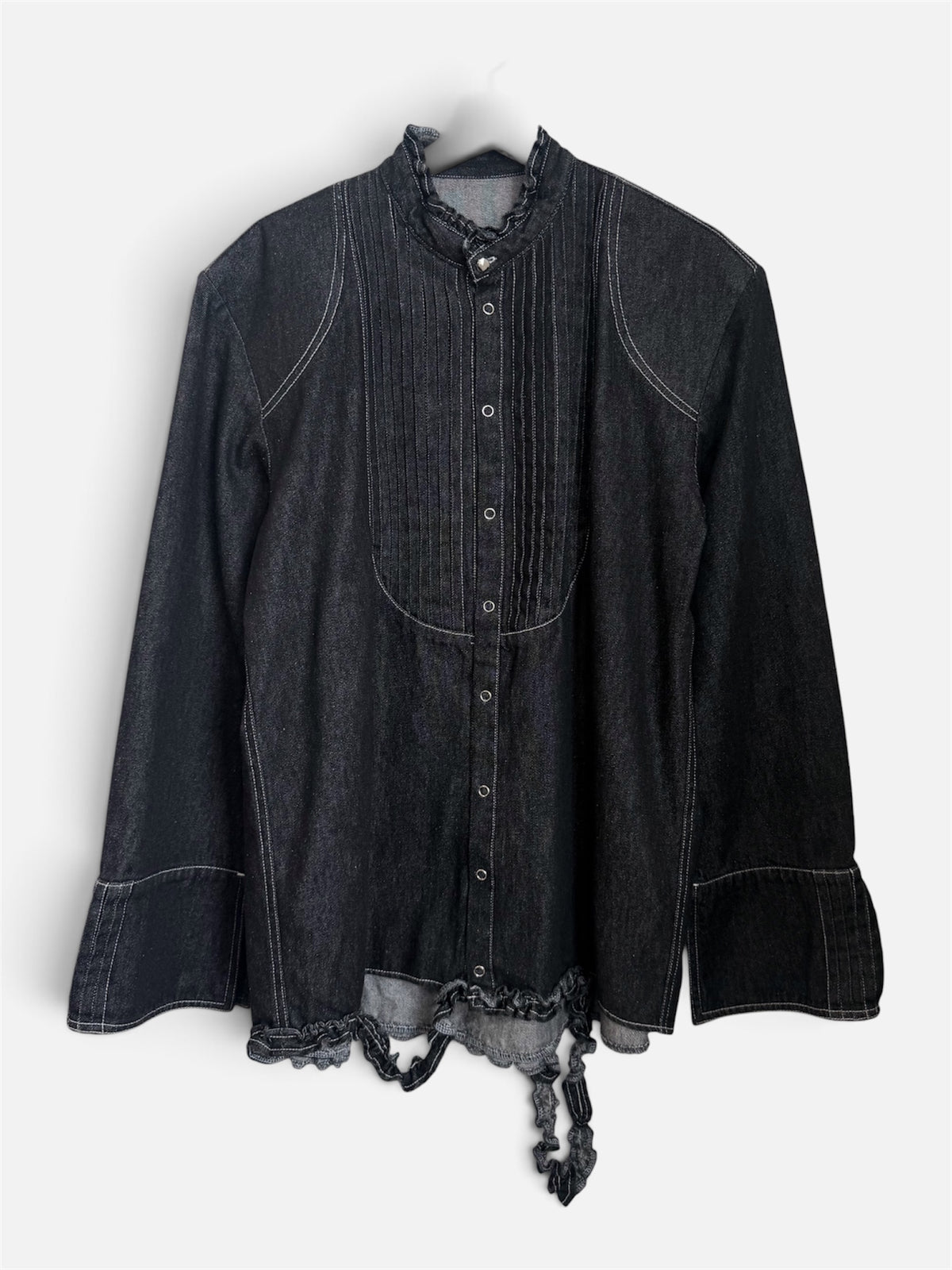 【9月下旬】Denim Shirt(Black)