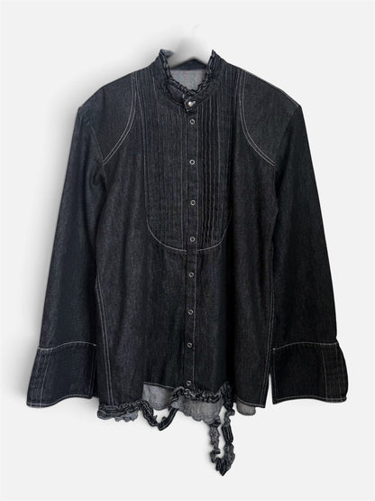 【9月下旬】Denim Shirt(Black)