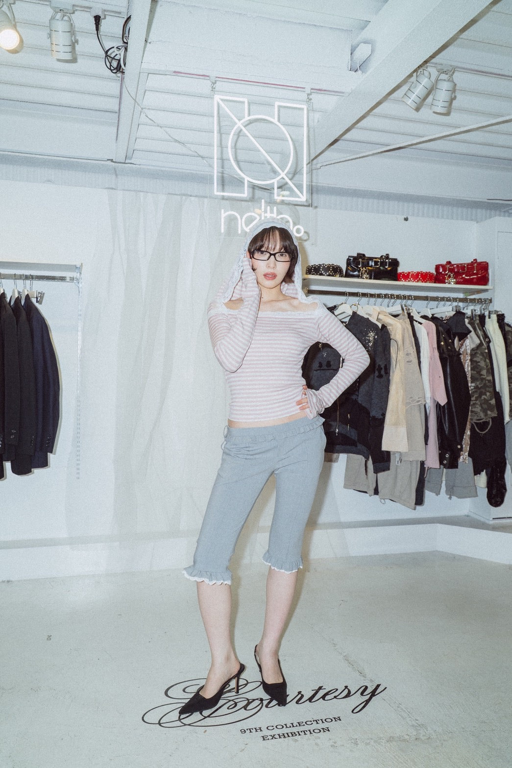 Layered Sabrina Pants (Gray)