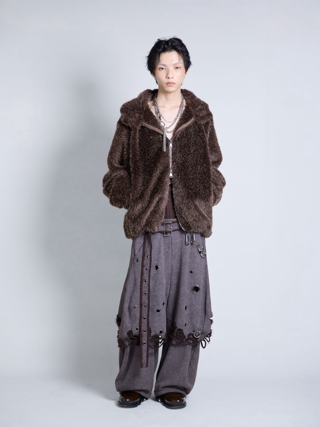 【9月下旬】Carabiner Sweat Pants(Brown) ＜店頭予約＞