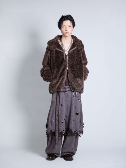 【9月下旬】Carabiner Sweat Pants(Brown) ＜店頭予約＞