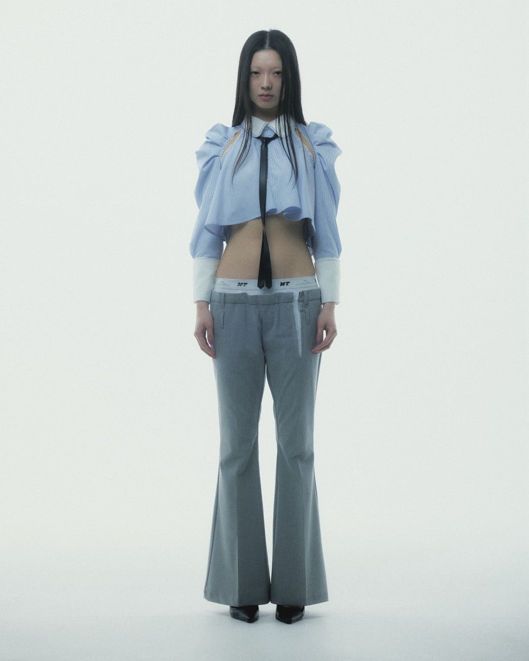 Cleric Flare Shirt (Blue)