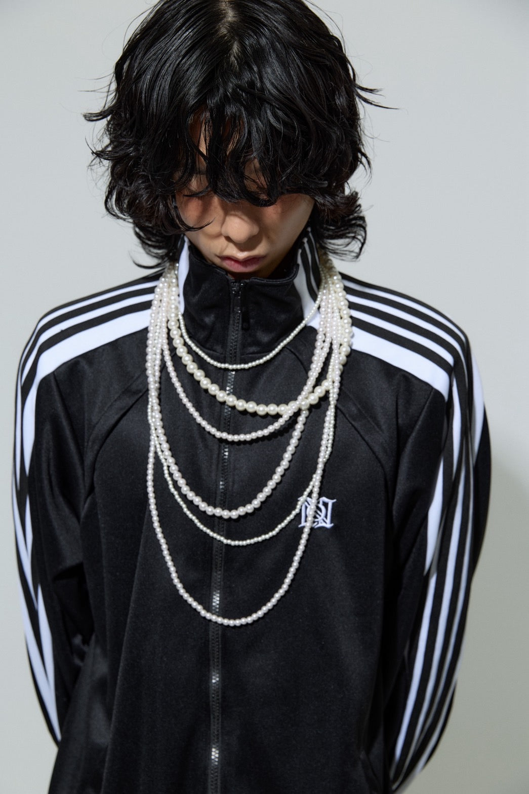 Angled Shape Track Jacket(Black) – neith.onlinestore