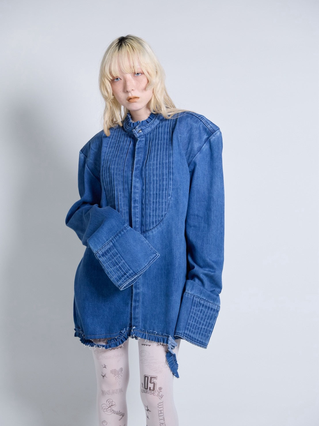 【9月下旬】Denim Shirt(Blue)
