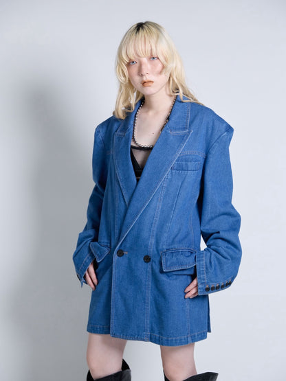 【10月初旬】 Denim Tailored  Jacket(Blue)＜店頭予約＞