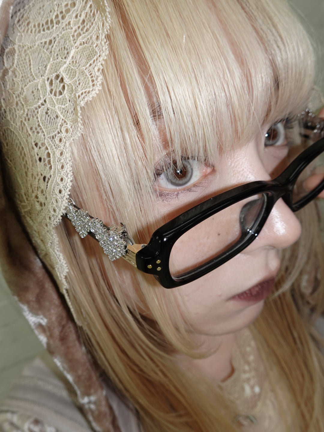 Thick Square Frame Glasses