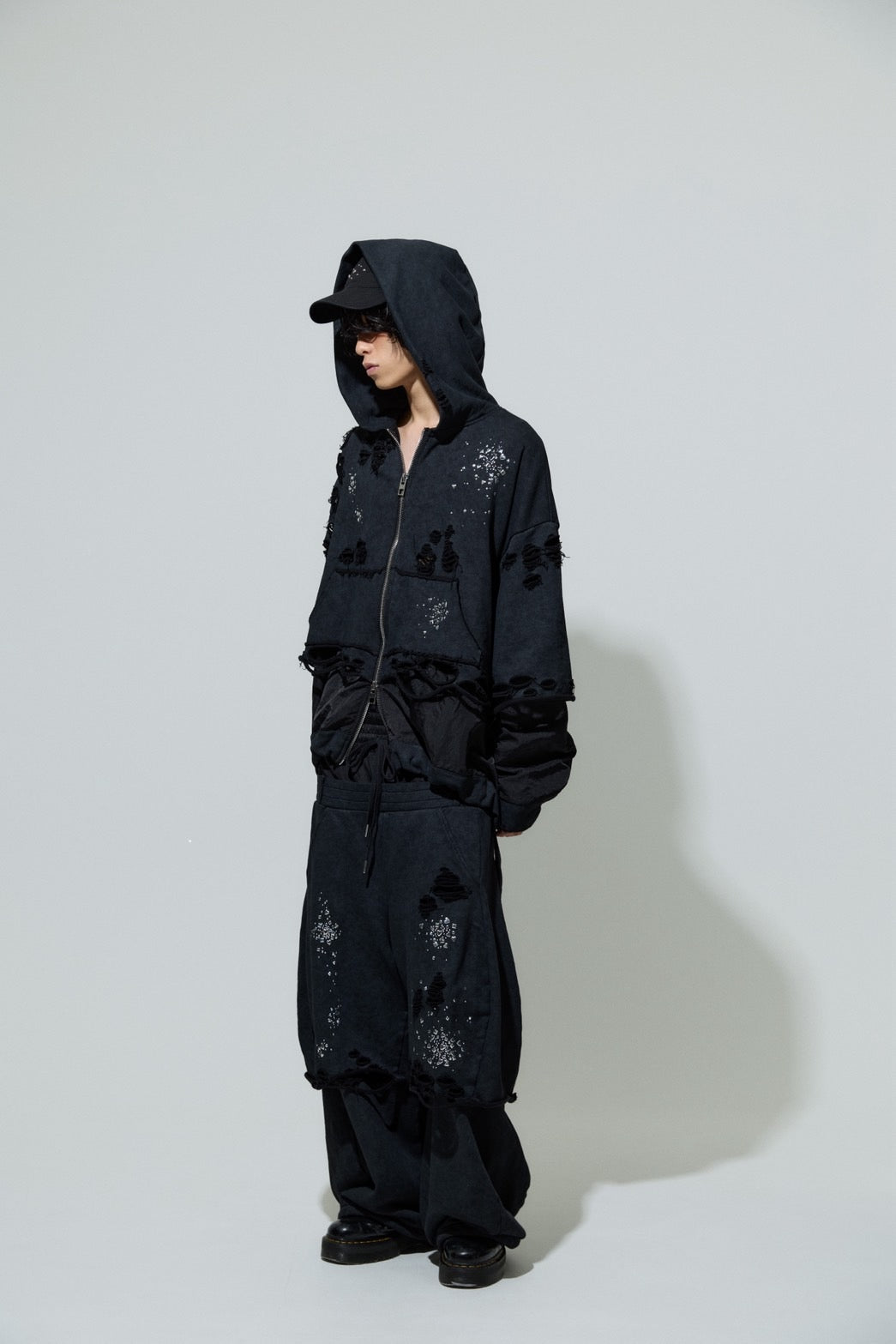Meteor Crush Hoodie(Black)