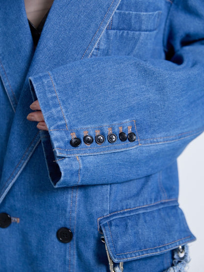 【10月初旬】 Denim Tailored  Jacket(Blue)＜店頭予約＞