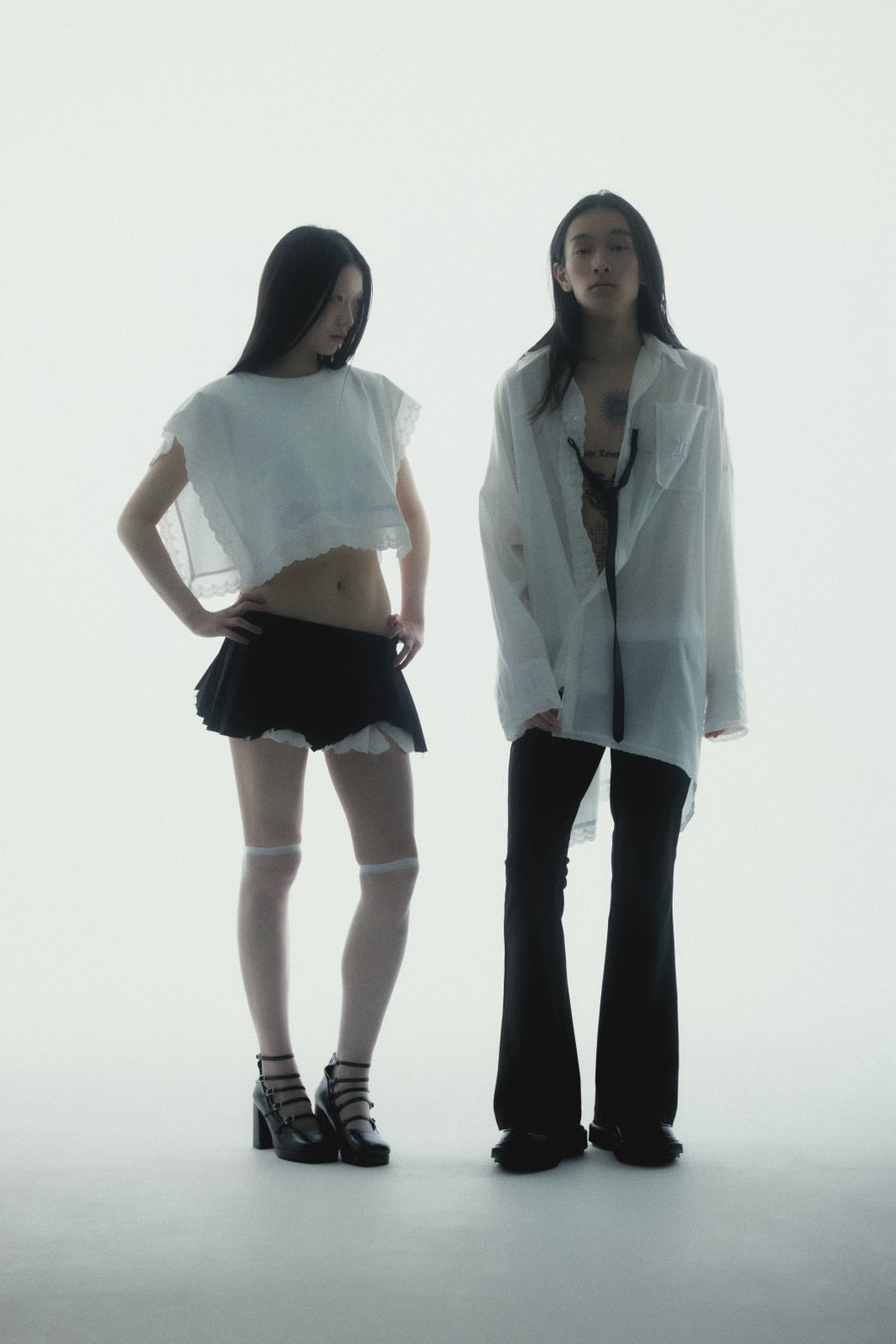 【5月中旬】Destroyed Micro Mini Skirt (Black)