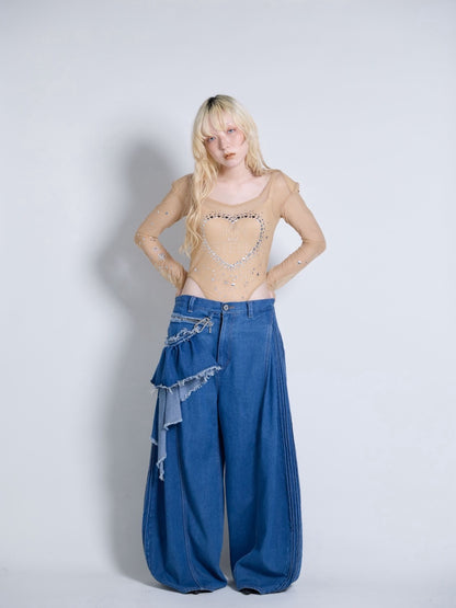 【9月下旬】Denim Trousers(Blue)＜店頭予約＞