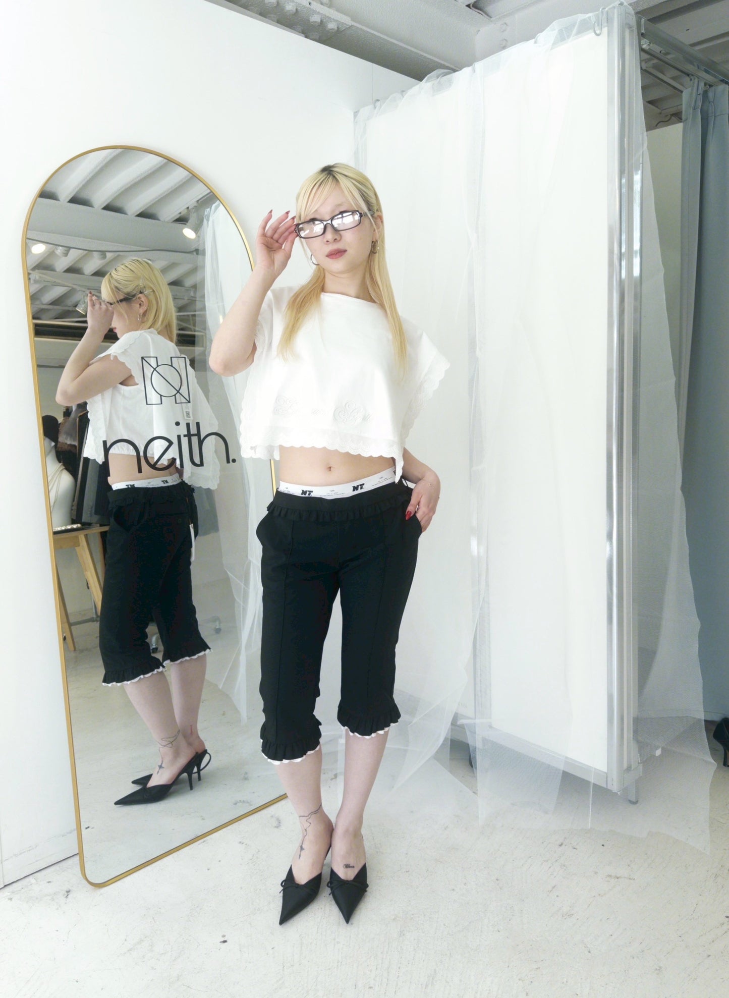 Handkerchief 2D Top (White)