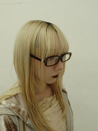Thick Square Frame Glasses