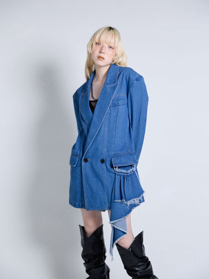 【10月初旬】 Denim Tailored  Jacket(Blue)＜店頭予約＞