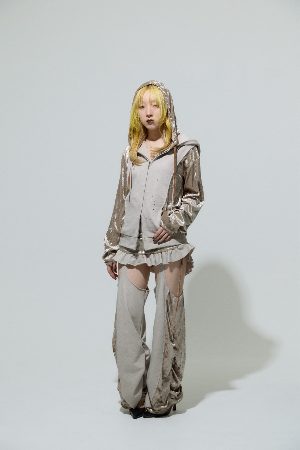 Spark Double Hoodie(Beige)