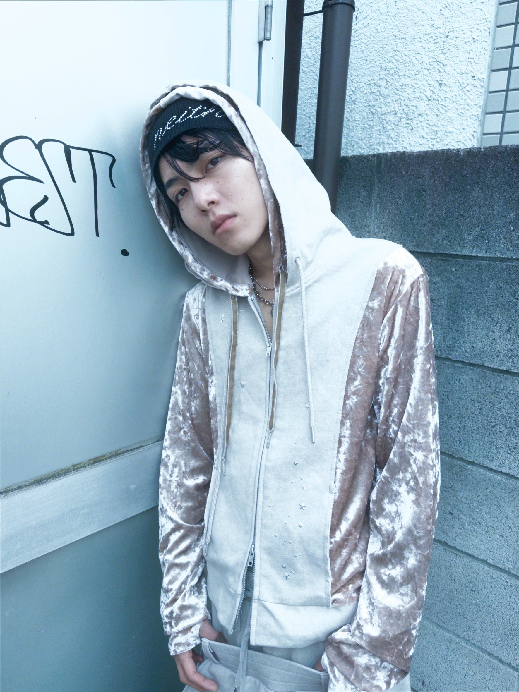 Spark Double Hoodie (Beige) – neith.onlinestore