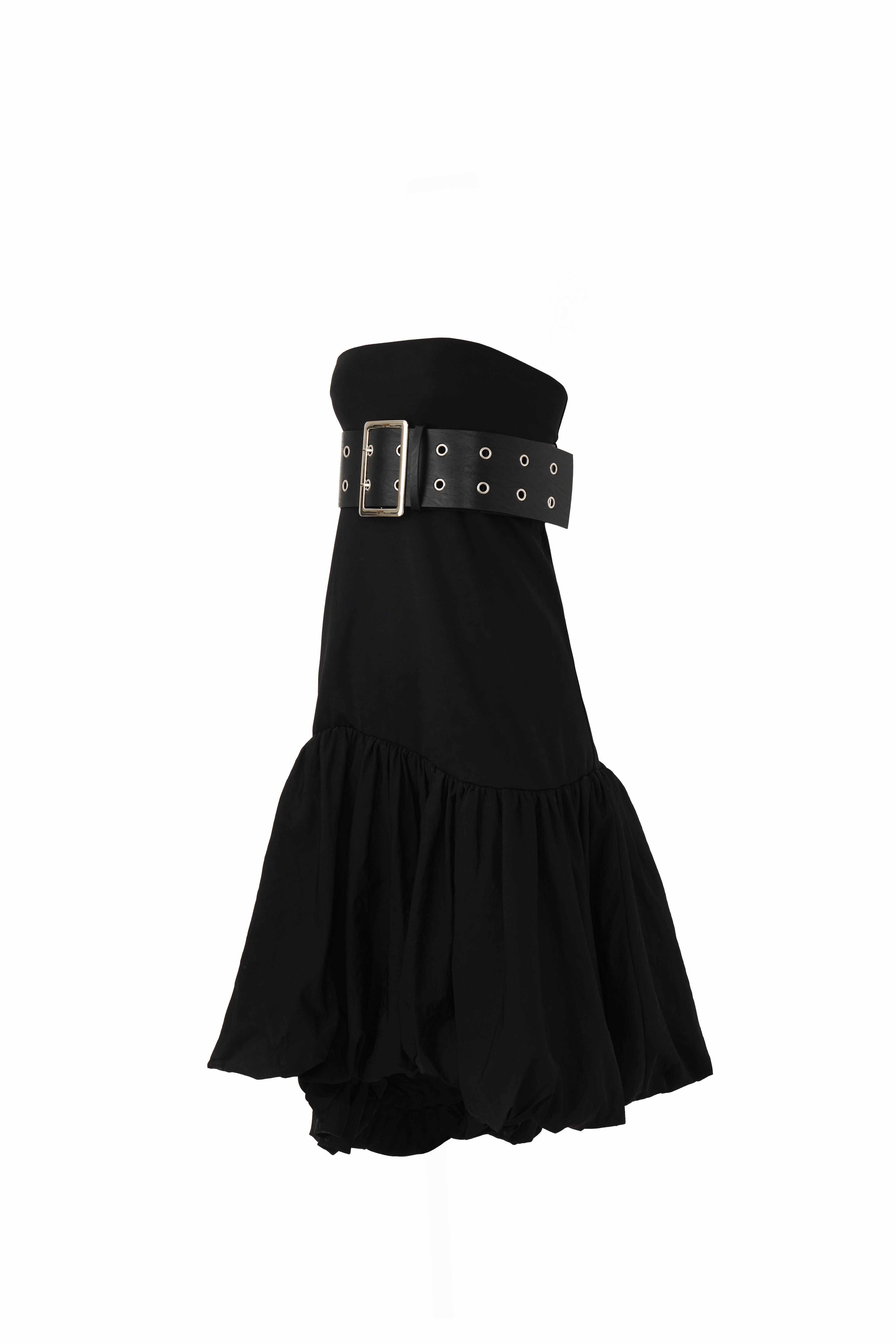 Leather Balloon Dresskirt(Black) – neith.onlinestore