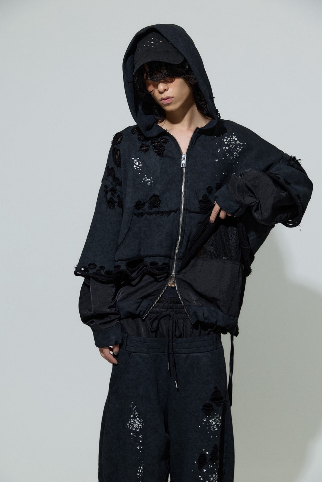Meteor Crush Hoodie(Black)