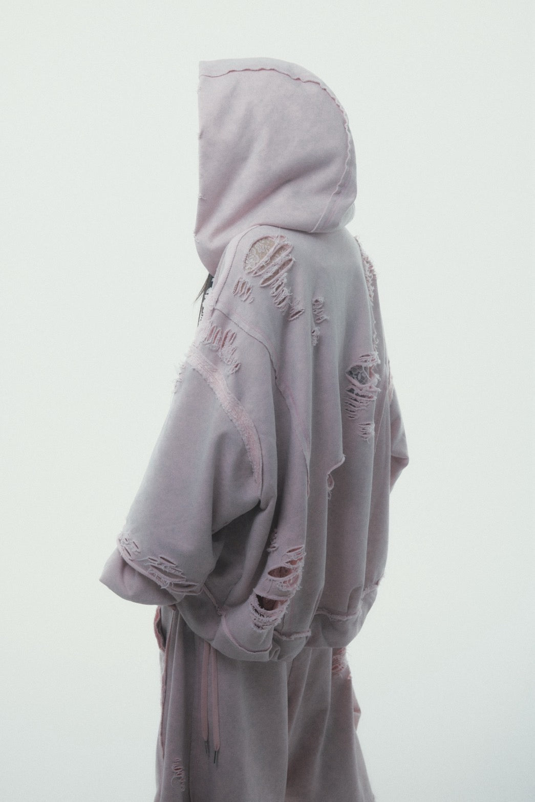 Destroyed Crush Hoodie (Pink)