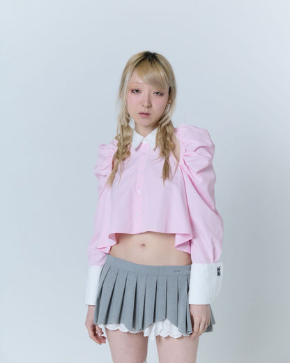 Cleric Flare Shirt (Pink)