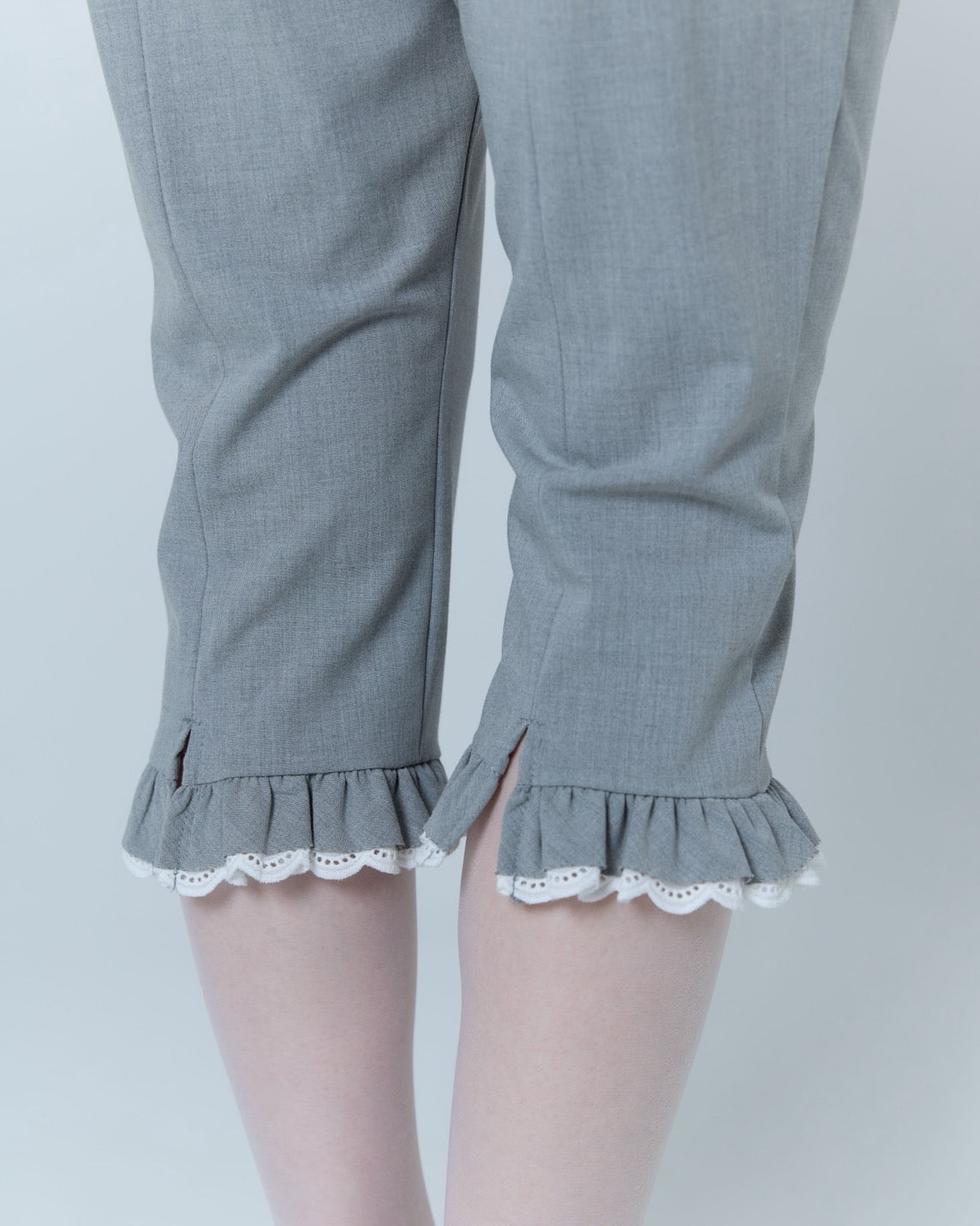 Layered Sabrina Pants (Gray)