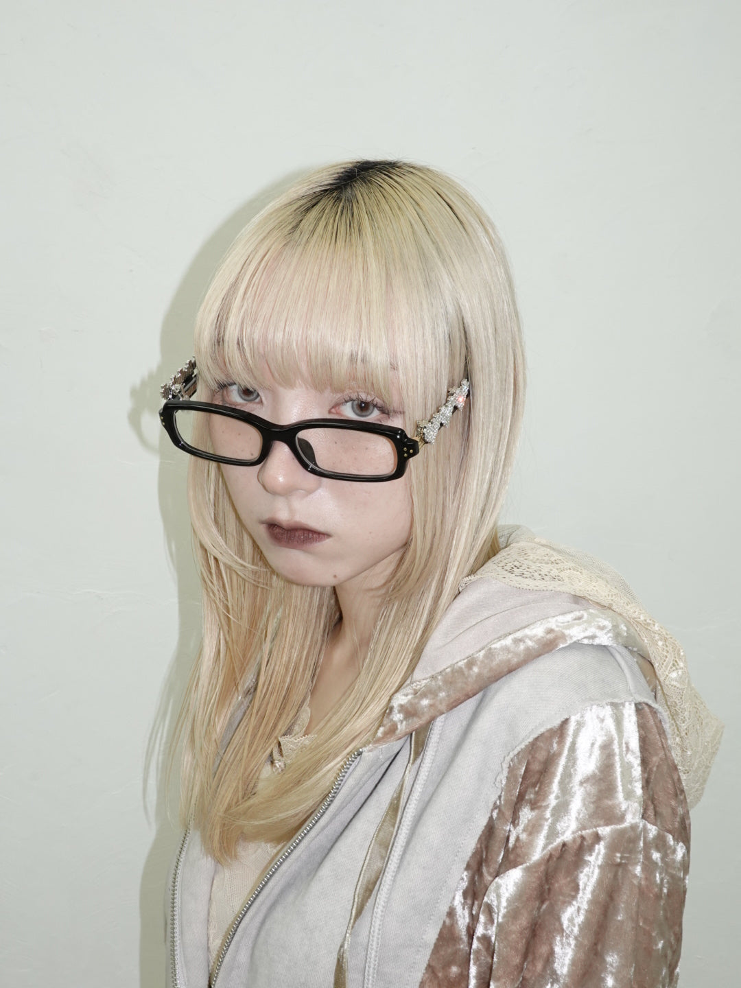 Thick Square Frame Glasses