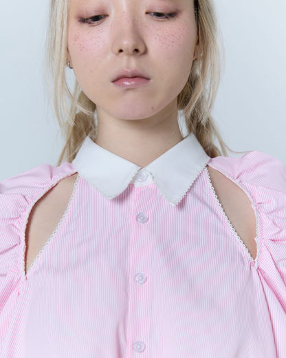 Cleric Flare Shirt (Pink)