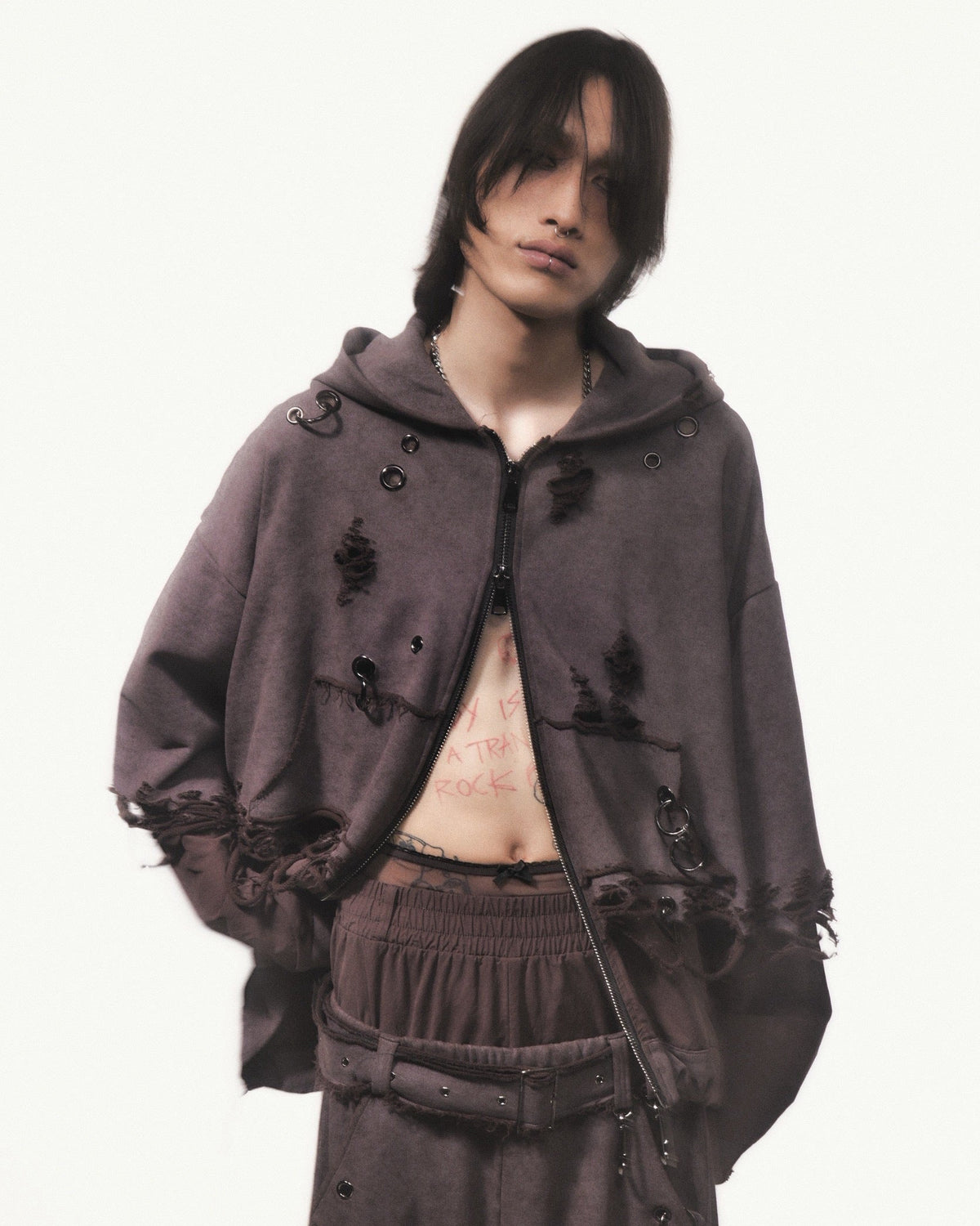 【9月下旬】Carabiner Hoodie(Brown)