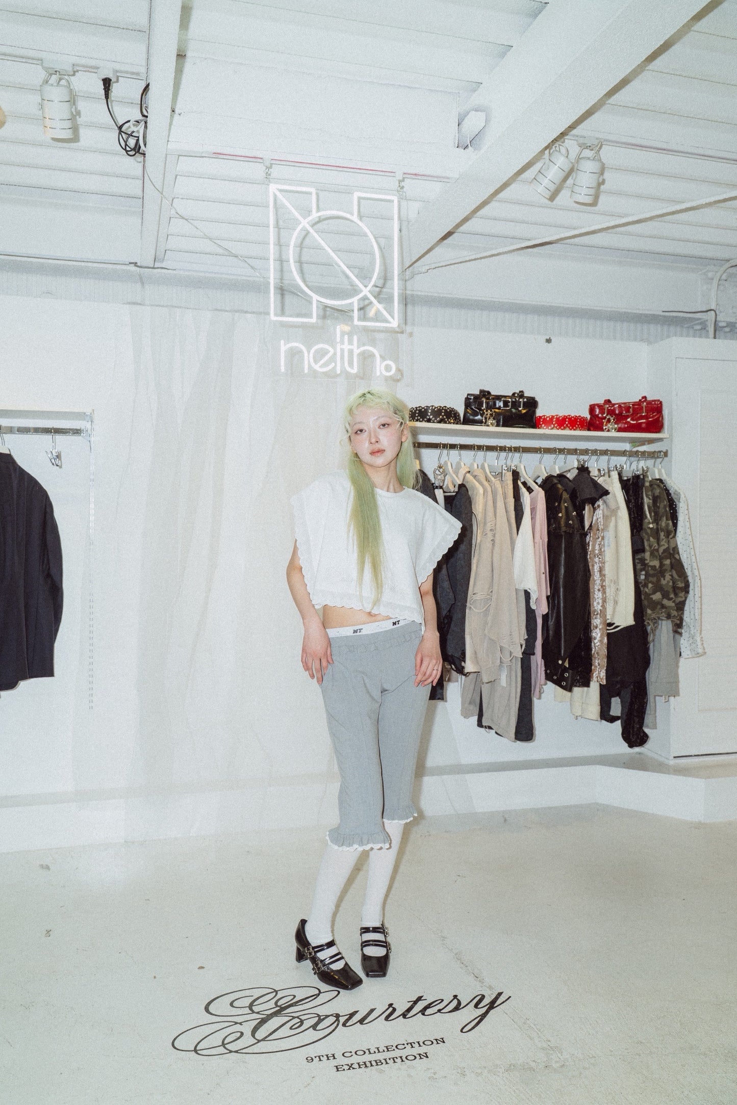 Layered Sabrina Pants (Gray)