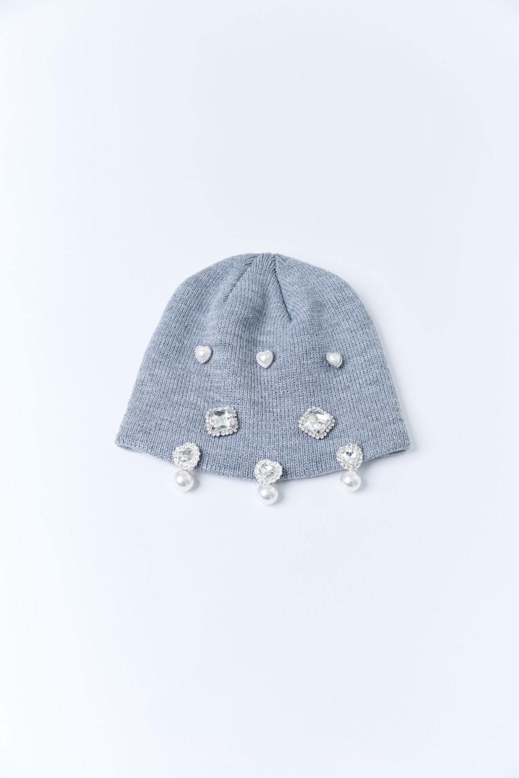 Crystal Sparkle Beanie【Gray】