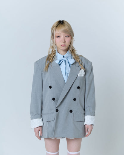Destroyed Pocket Chief Jacket (Gray)