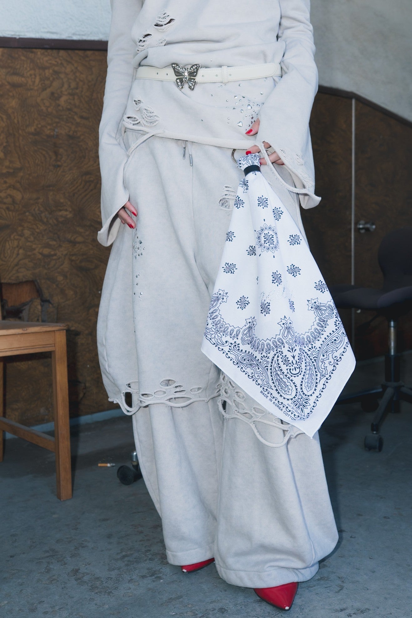 Meteor Low-rise Sweat Pants(Beige) – neith.onlinestore