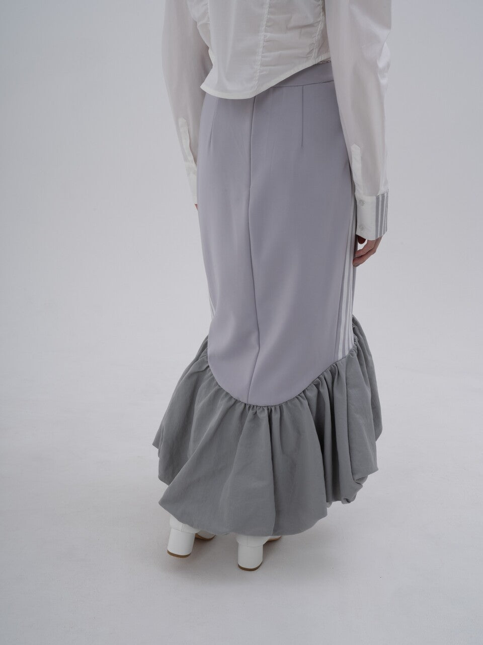 Track Mermaid Skirt(Gray) – neith.onlinestore