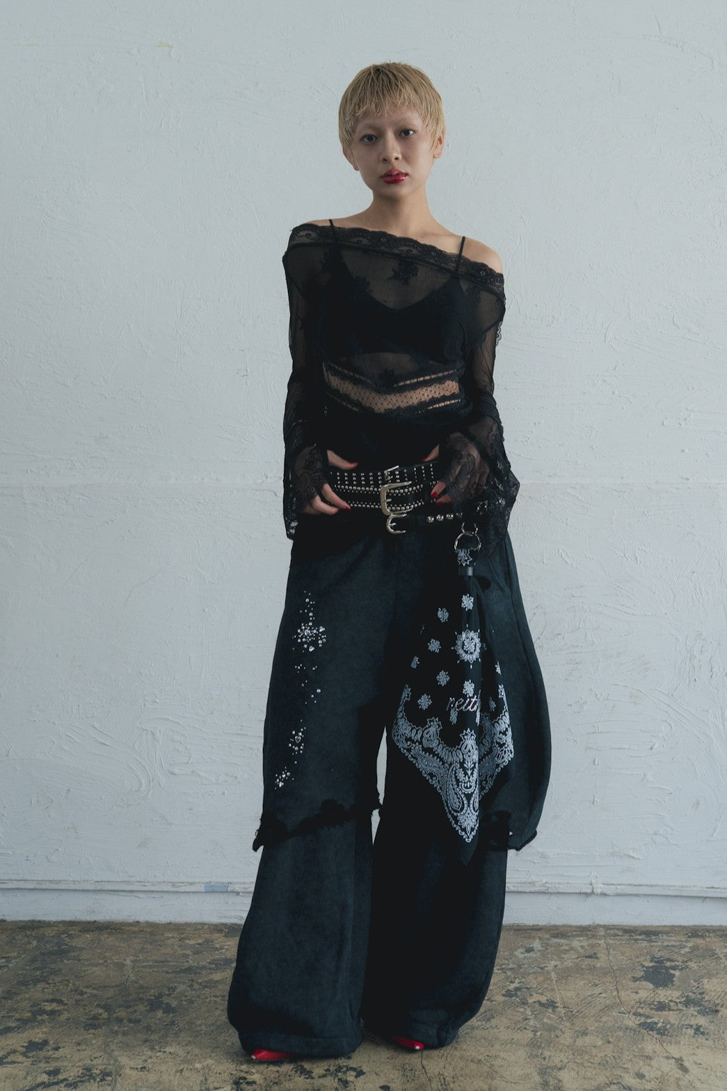 Meteor Low-rise Sweat Pants(Black)