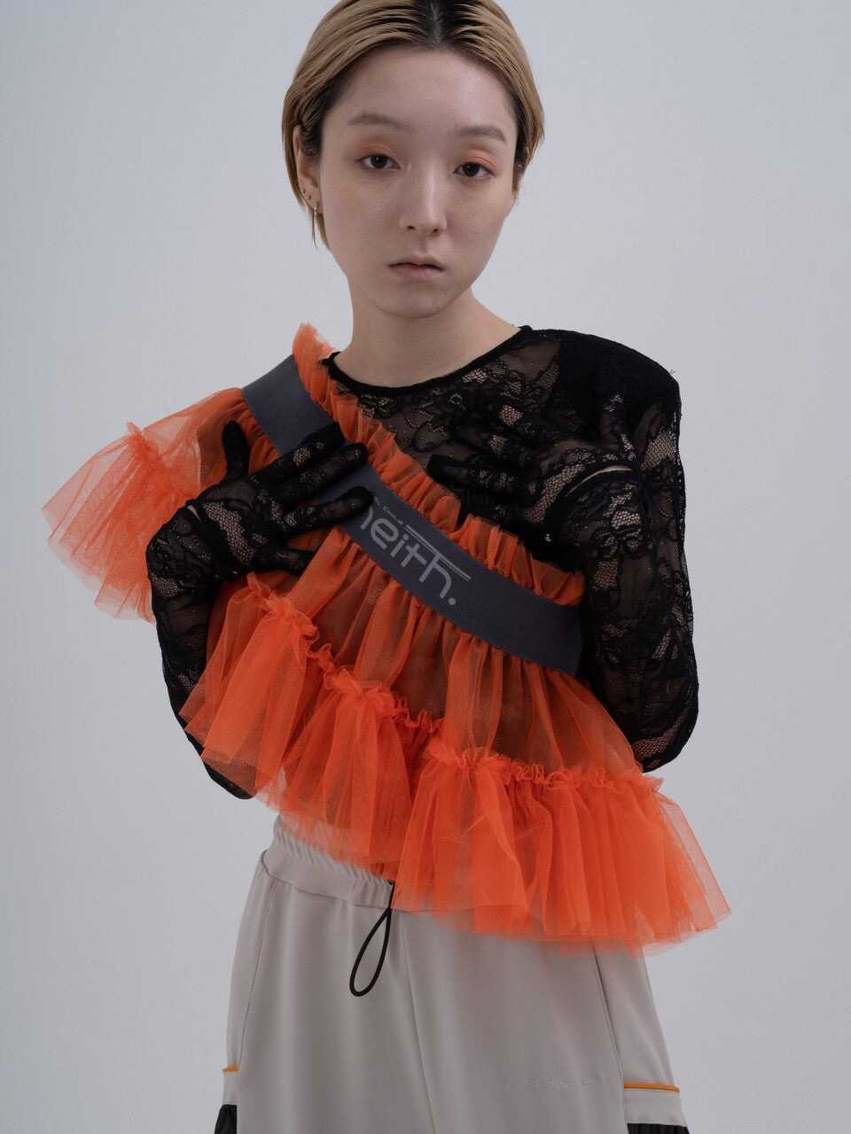 Tulle Multi Top(Mandarin)