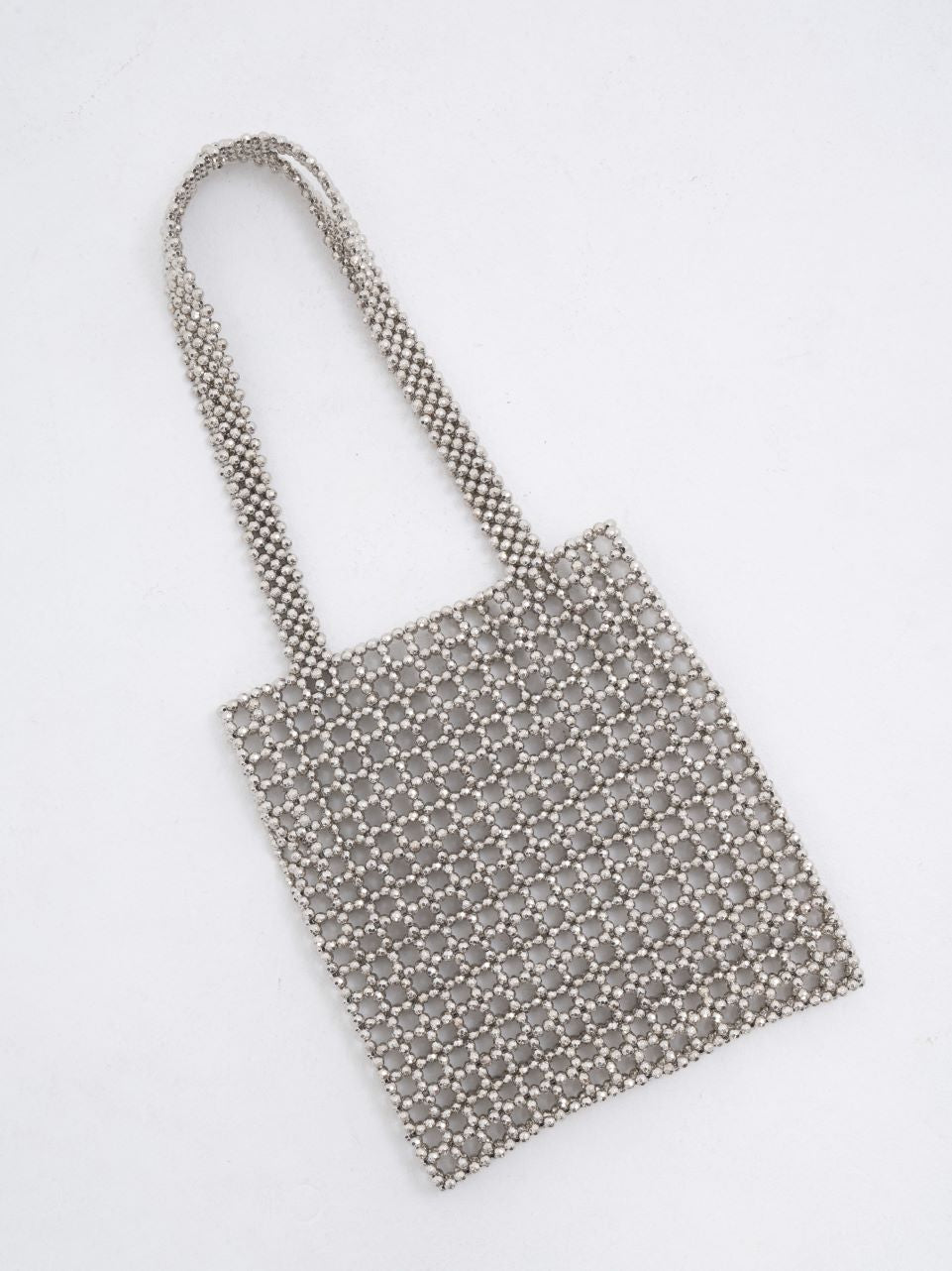 Beads Tote(Silver)