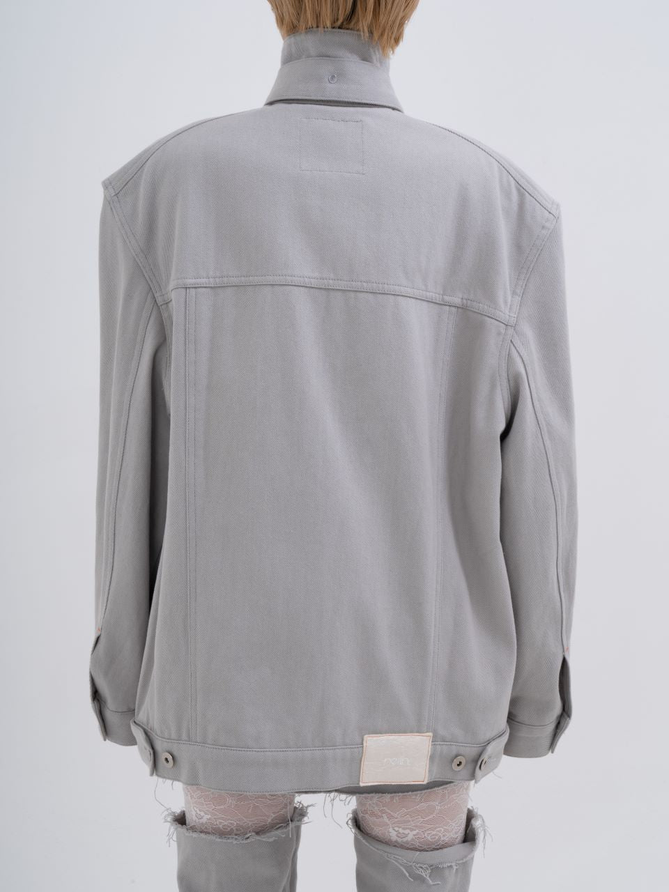 Reversible Gray Denim Jacket(Gray)