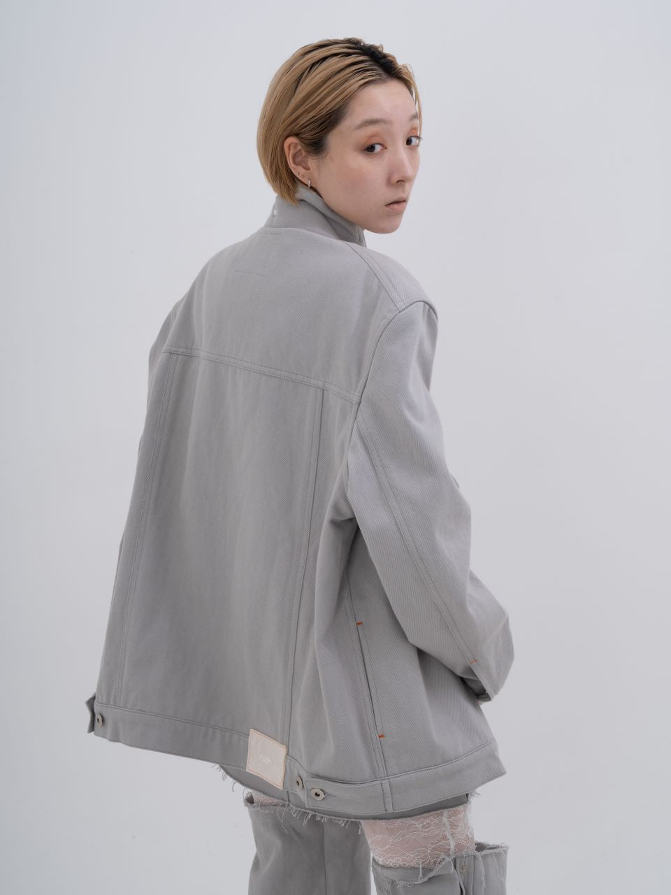 Reversible Gray Denim Jacket(Gray) – neith.onlinestore