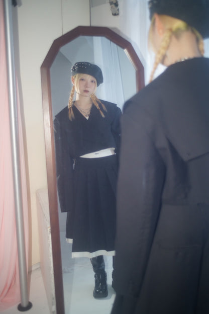 Too Big Rose Jacket(Black)