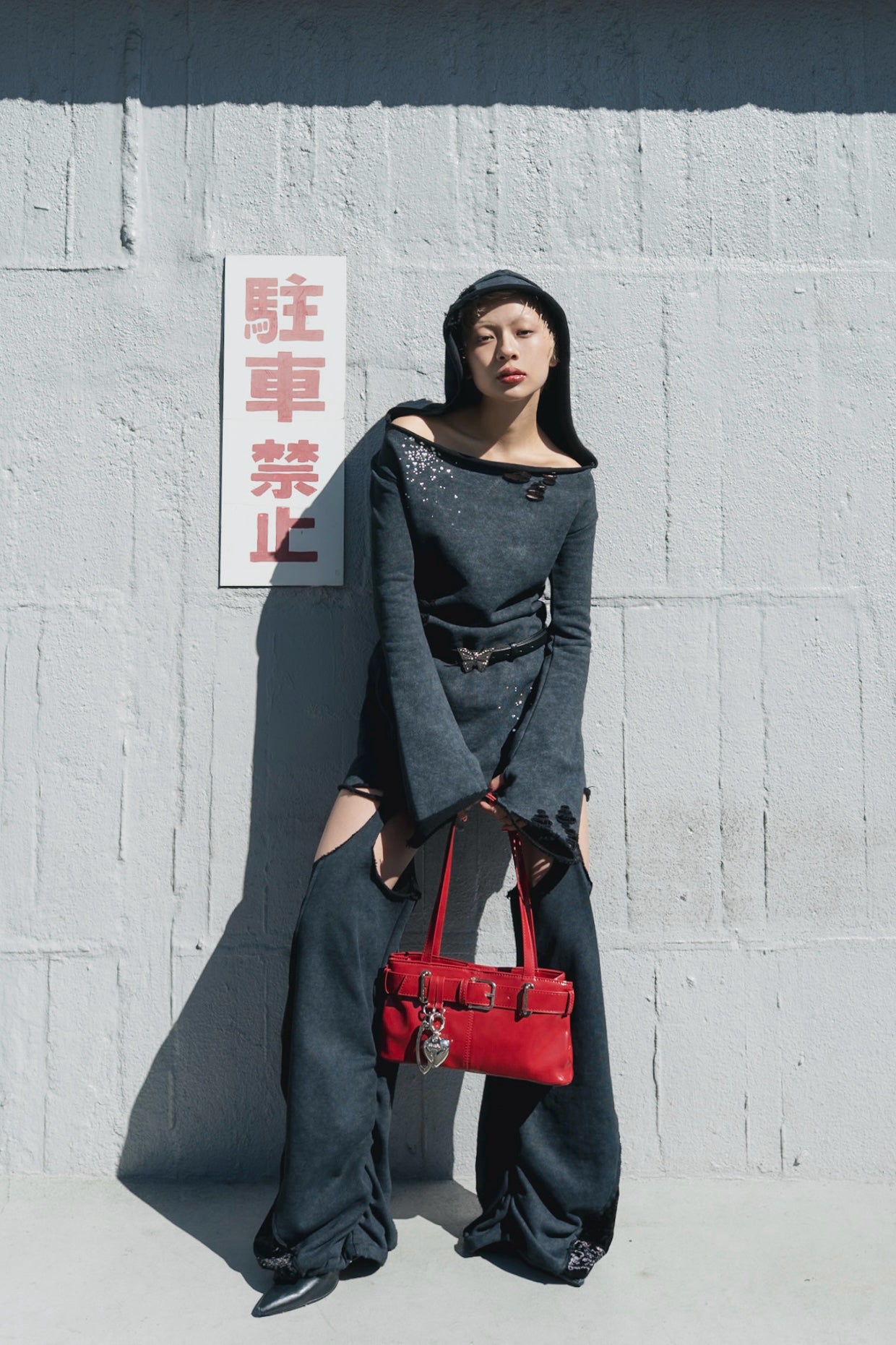 トップス neith. love veil sweat dress (black) Love Veil Sweat Dress(Black) – neith.onlinestore
