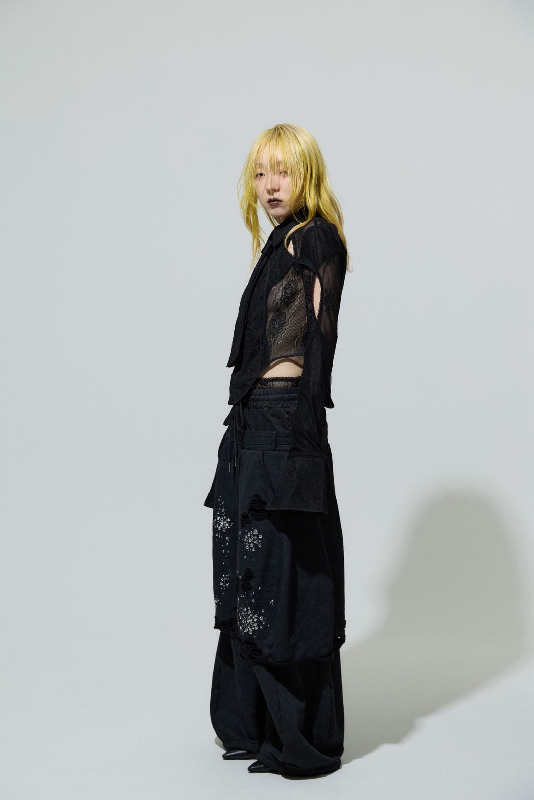 Meteor Low-rise Sweat Pants(Black)