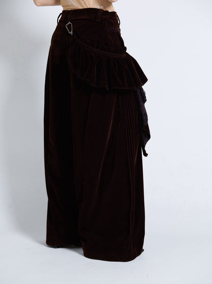 【9月下旬】Velvet Trousers(Brown) ＜店頭予約＞