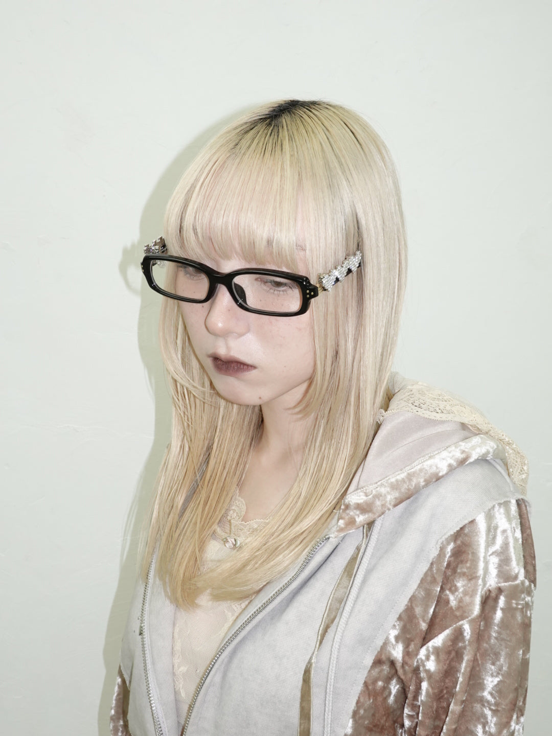 Thick Square Frame Glasses