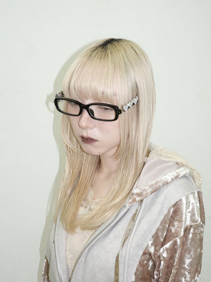 Thick Square Frame Glasses