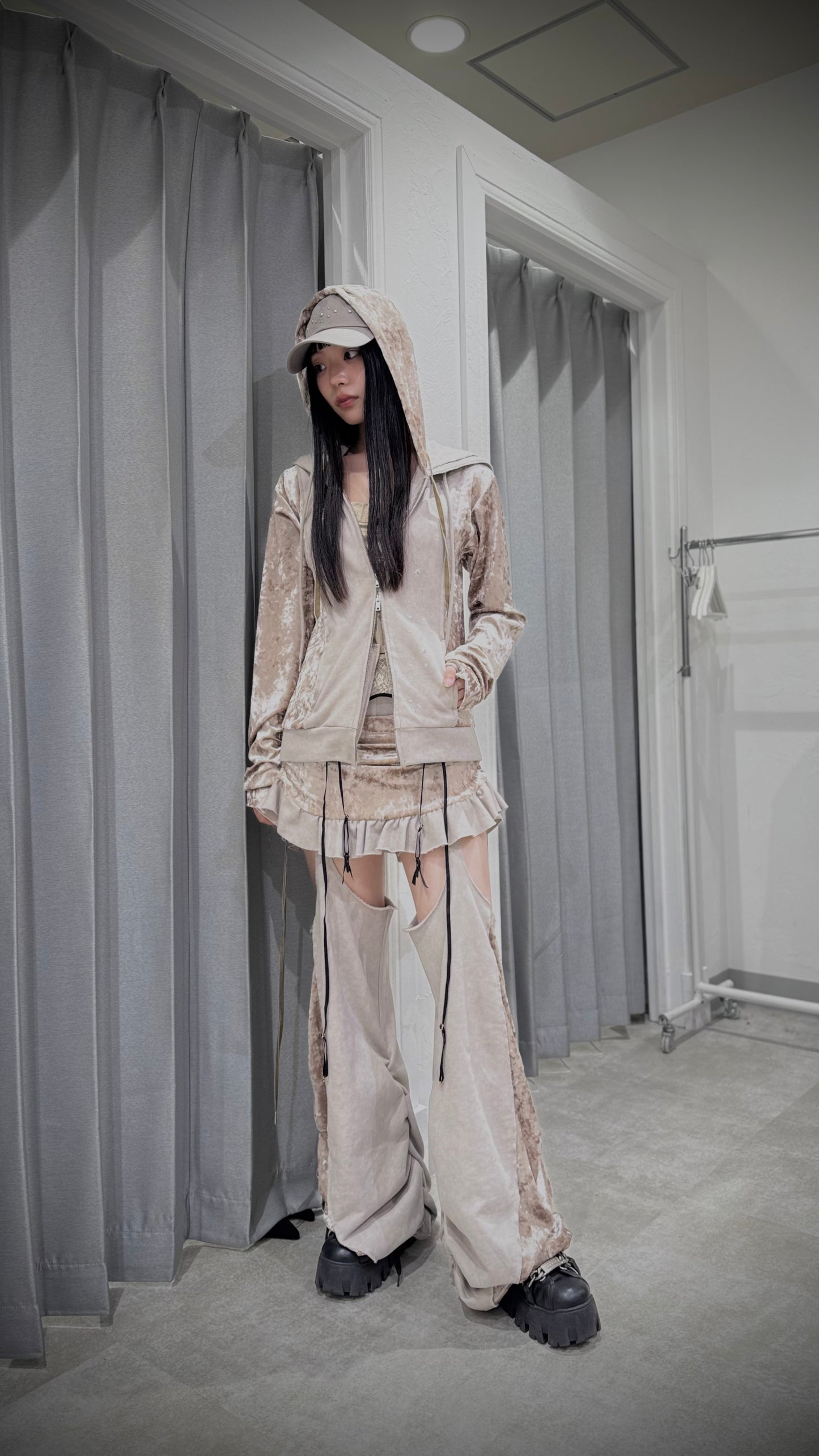 Spark Double Hoodie(Beige)